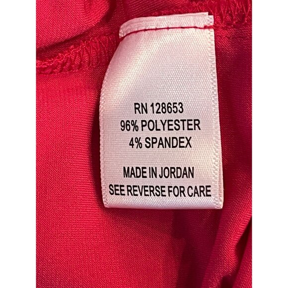 Ellen Weaver Pink Fuchsia 3/4 Sleeve Tunic Top Plus Size 2X - Picture 7 of 10